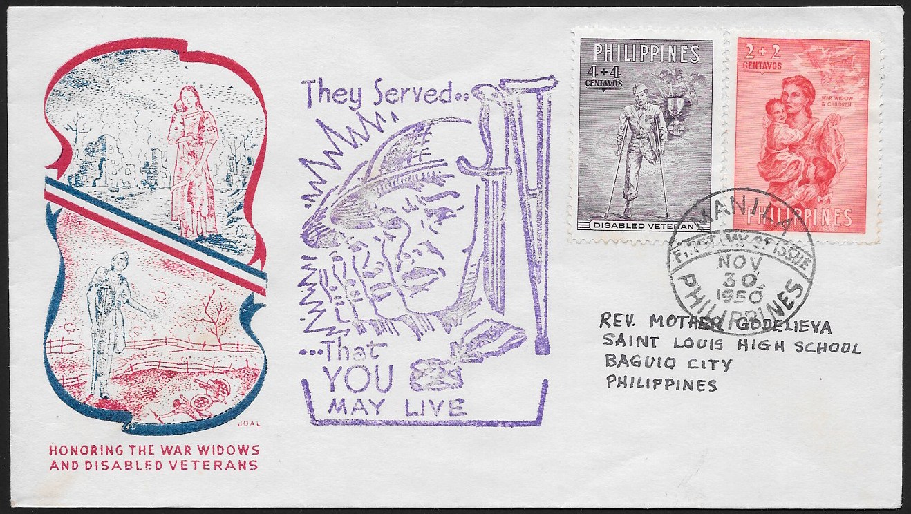 Philippines 1950 First Day Cover 